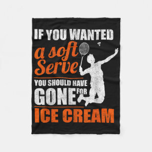 Badminton Soft Serve Shuttle Badminton Fleecedecke
