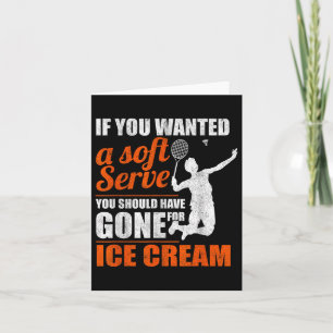 Badminton Soft Serve Shuttle Badminton  Karte