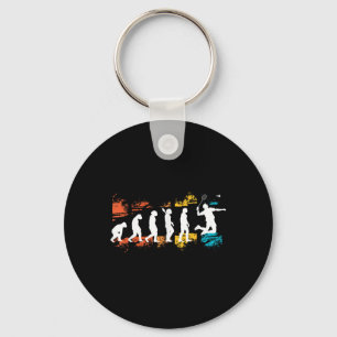 Badminton-Spieler Evolution Shuttle Badminton-Schl Schlüsselanhänger