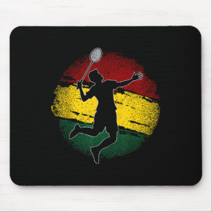 Badminton-Spieler ghanaische Flagge Ghana  Mousepad