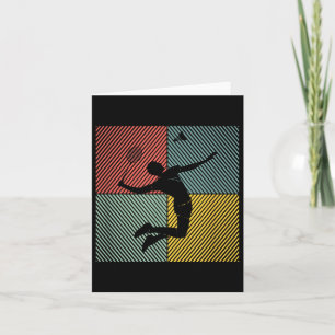 Badminton-Spieler Spiel Federball Badminton Karte