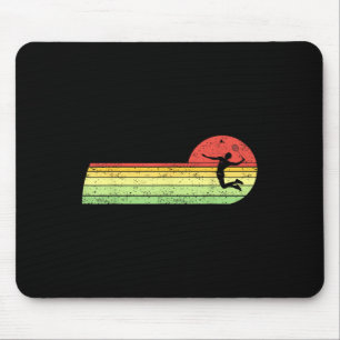 Badminton-Spieler Vintag Geburtstagshütte Badminto Mousepad