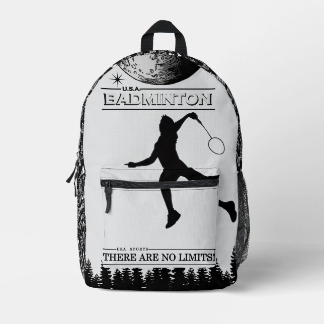 BADMINTON Sport Rucksack (Vorderseite)