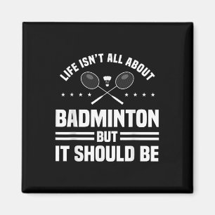 Badminton-Sportler Spiel Sport Spieler Athlet R Magnet