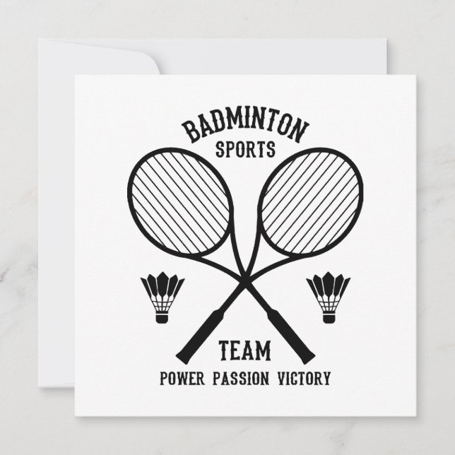 Badminton Sports Team (Vorderseite)