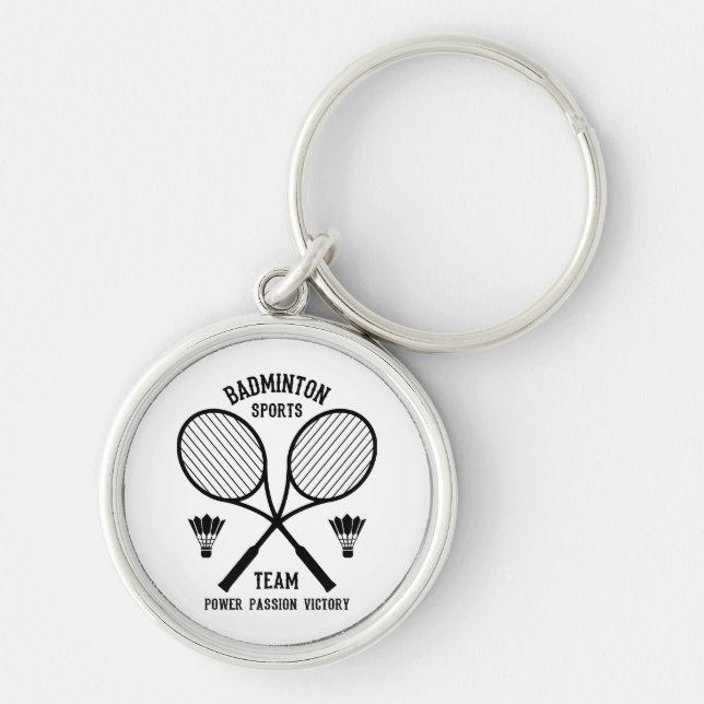 Badminton Sports Team Schlüsselanhänger (Vorne)