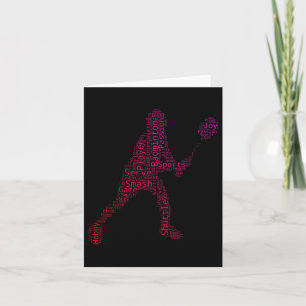 Badminton Squash Badminton Player Shuttle Karte
