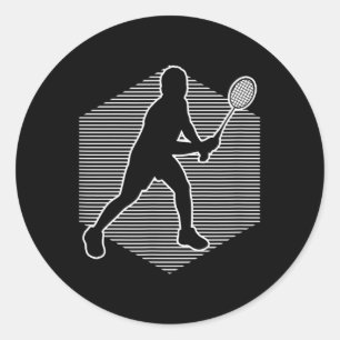 Badminton Squash Frauen Shuttle Männer  Runder Aufkleber