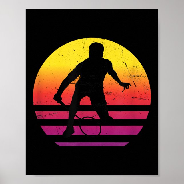 Badminton Squash Mens Shuttle Women Poster (Vorne)