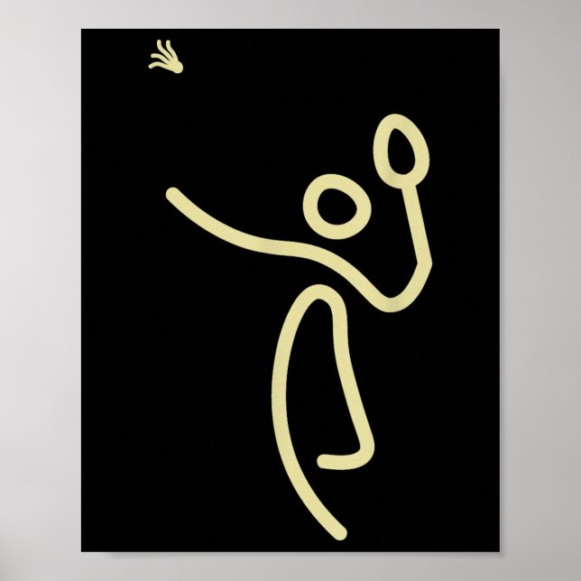 Badminton Stockmann – Shuttle-Geschenkidee  Poster (Vorne)