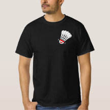 Badminton T - Shirt - Glücklicher Birdie Pocket