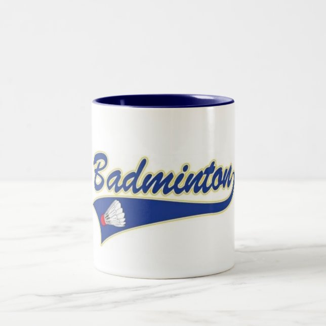 Badminton-Tasse Zweifarbige Tasse (Mittel)