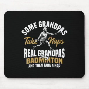 Badminton-Team Oma Shuttle-Spieler Badminton Mousepad