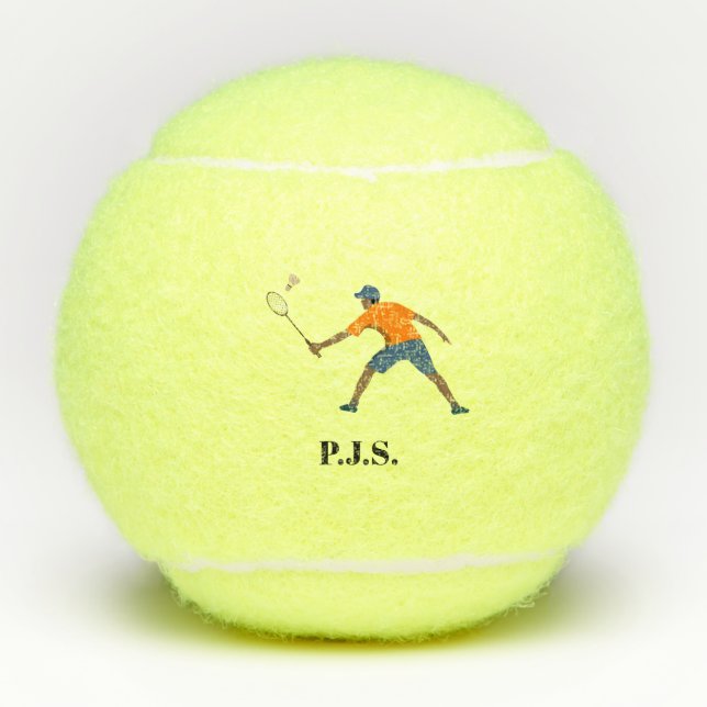 Badminton Tennisbälle (Vorderseite)