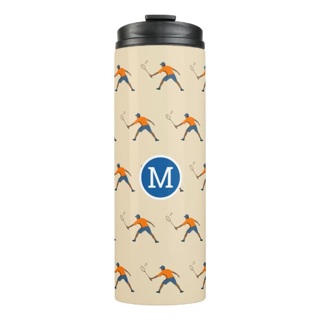 Badminton Thermosbecher (Vorderseite)