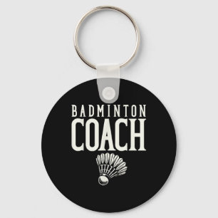 Badminton-Trainer Badminton-Spieler Shuttle Schlüsselanhänger