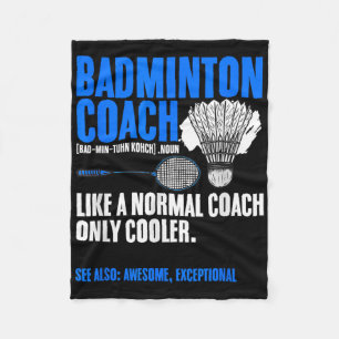 Badminton-Trainer-Schläger-Shuttle-Hobby-Badminton Fleecedecke