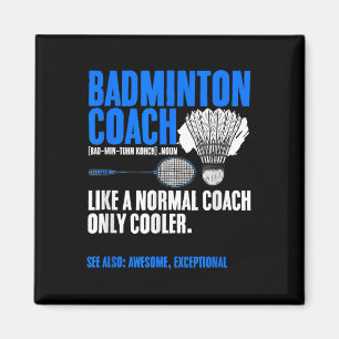 Badminton-Trainer-Schläger-Shuttle-Hobby-Badminton Magnet