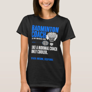 Badminton-Trainer-Schläger-Shuttle-Hobby-Badminton T-Shirt