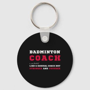 Badminton-Trainer Sport-Coaching-Definitionsgesche Schlüsselanhänger