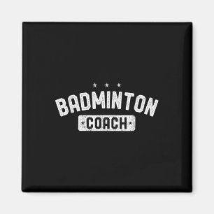 Badminton-Trainer Vintage-Badminton  Magnet