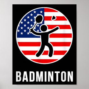 Badminton USA  Poster