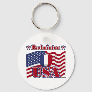 Badminton USA Schlüsselanhänger