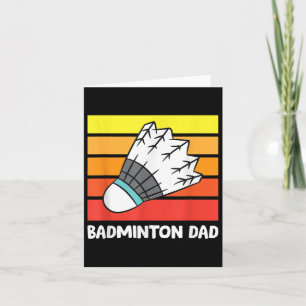 Badminton Vater Funny Badminton Father Karte