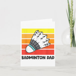 Badminton-Vater Lustiger Badminton-Vater Karte