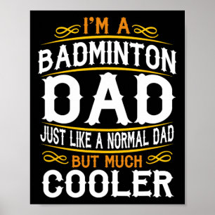 Badminton Vater Poster