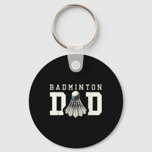 Badminton-Vater-Shuttle-Sport-Fan Schlüsselanhänger