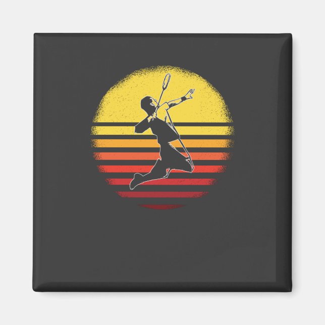 Badminton Vintage Magnet (Vorne)