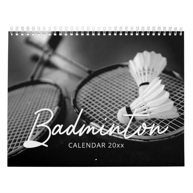 Badminton Wall Calendar Kalender (Titelbild)