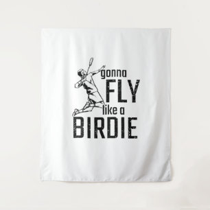 Badminton Wandteppich