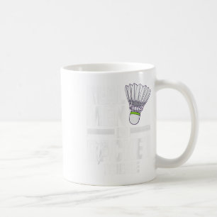 Badminton war Out Shuttle Team Coach Badminton Pla Kaffeetasse