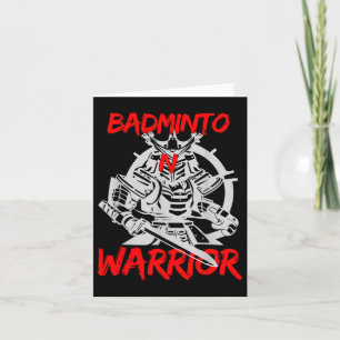 Badminton Warrior Racket Shuttle Sports Game Karte