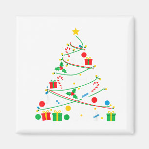 Badminton-Weihnachtsbaumlichter Xmas Damen Herren  Magnet