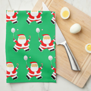 Badminton Weihnachtsküche Handtuch