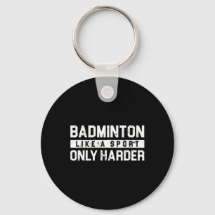 Badminton wie ein Sport-Lederschiff Schlüsselanhänger
