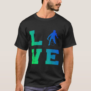 Badmintonspieler Shuttle Squash Herren Badminton T-Shirt