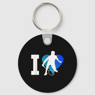 Badmintonspieler Squash Herren Shuttlecock Badmint Schlüsselanhänger