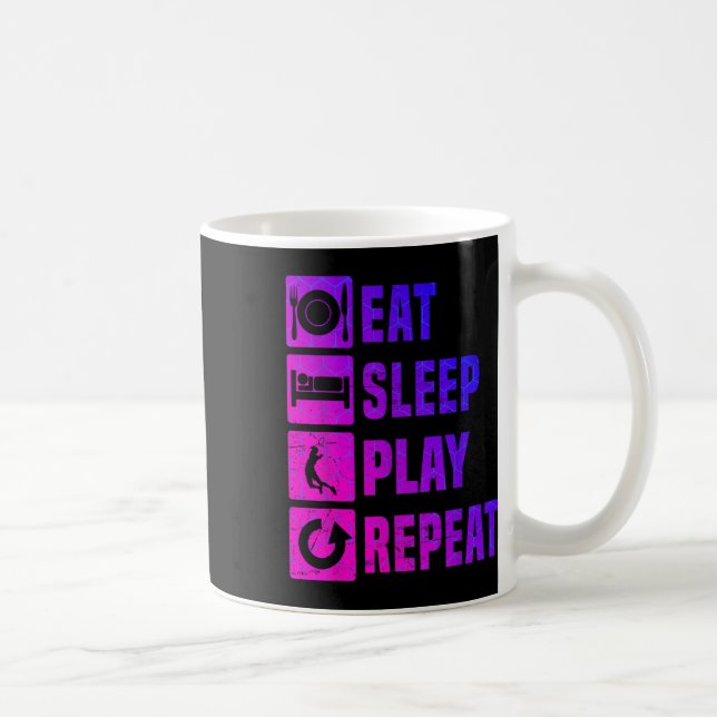 Badmintonspieler Squash Männer Badminton Shuttle  Kaffeetasse (Rechts)