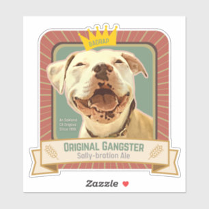 BADRAPs Queen Machine Vinyl Aufkleber