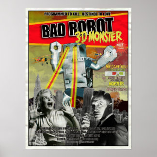 BADROBOT 3D B-Movie Poster