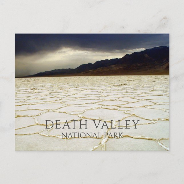 Badwater Basin Dearh Vatley NP, Kalifornien. Postkarte (Vorderseite)
