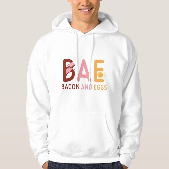 BAE Bacon und Eier Hoodie (Vorderseite)