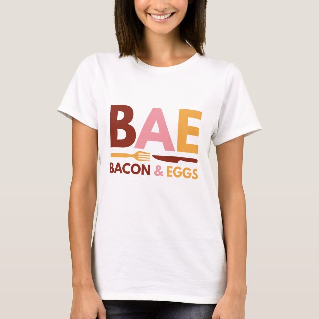 BAE Bacon und Eier T-Shirt (Vorderseite)