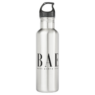 BAE bestes Schwarz-weißes Logo Tante überhaupt Edelstahlflasche