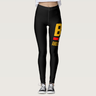 BAE Black and Educated Black History Month Leggings