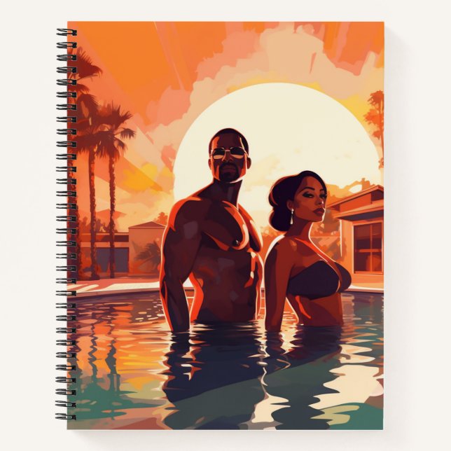 BAE-CATION #2 SpiralNotebook Notizbuch (Vorderseite)
